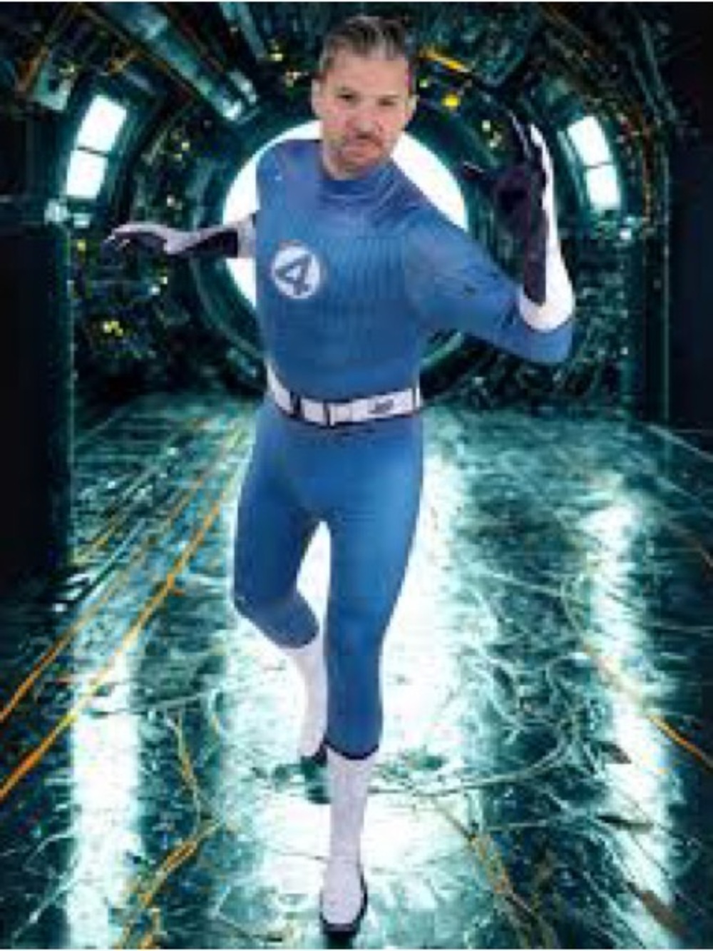 Marvel Studios Mr. Fantastic Full Body Zentai Suit Spandex Costume XS/TP